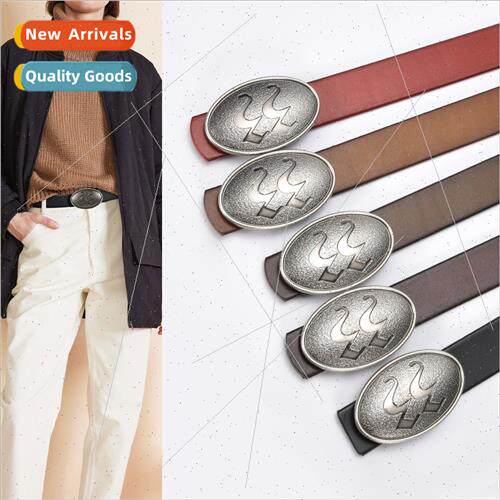Ms. belt female  leather hundred saving Korean fashion smoot