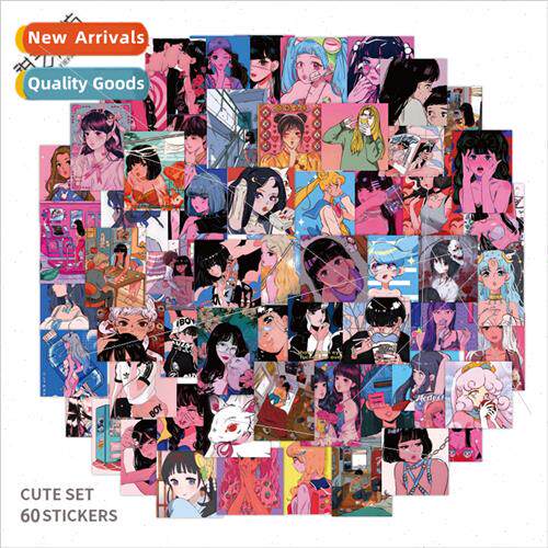 60 new -repeating secondary  girl heart stickers cell phone