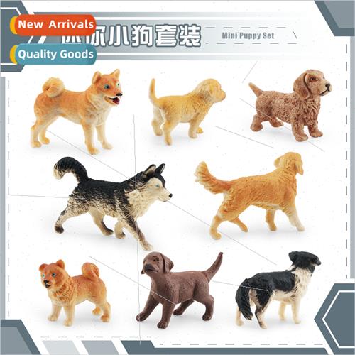 Mini Puppy Set Model Golden Retriever Weimaraner Shiba Inu S