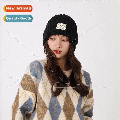 Autumn winter couples men women stacked cap female show face