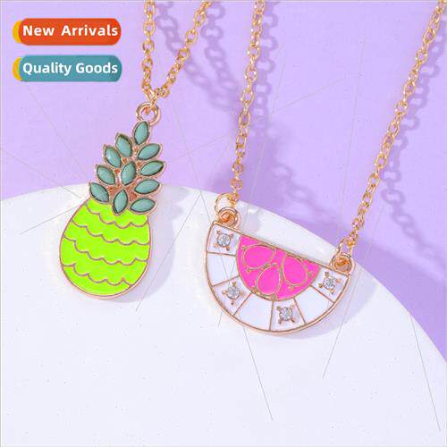 Europe new Best Friends love necklace pine适用AppleBFF child