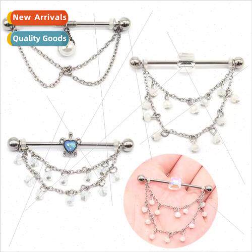 Europe dragon claw ear bone studs turtle earrings pearl chai