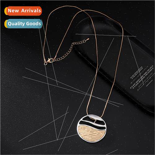 Premium Hollowed Out Colorful Round Geometric Alloy Pendant