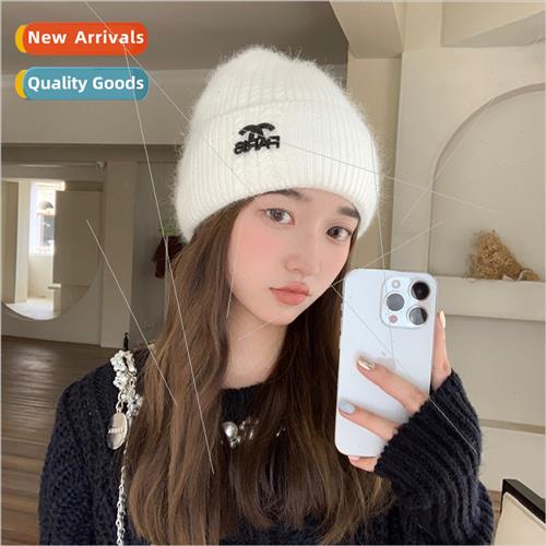 Woolen cap female fall winter Korean  matching show face sma