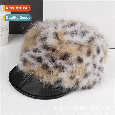 new winter warm fashion tide leopard leather duck tongue ret