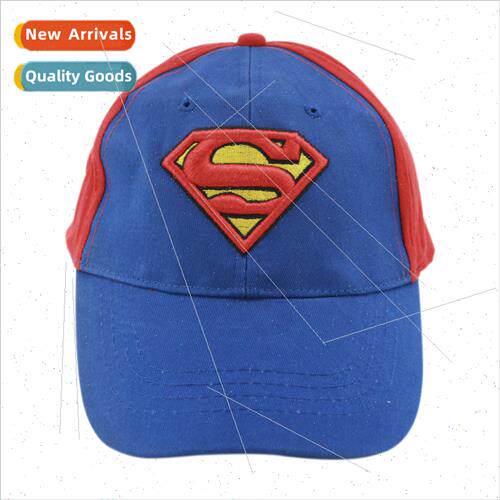 Movie worker Superman hat color blocking set dance hip-hop m