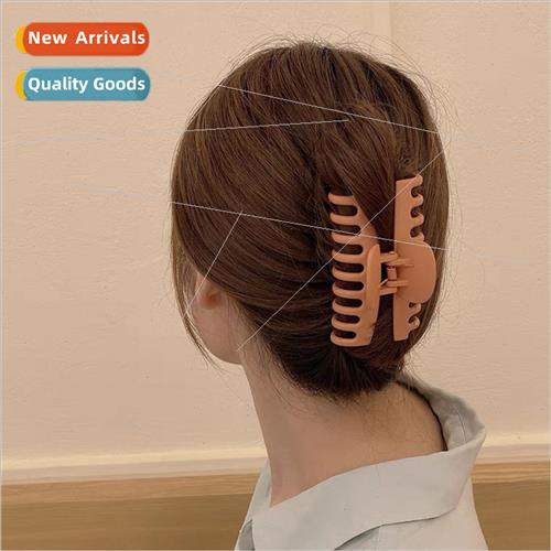 Frosted Large Plastic Hair Scratch Clip Set Shark Clip Showe