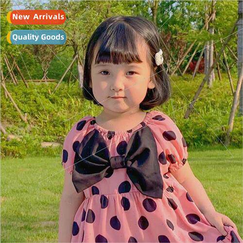 Korea Cute Trim Natural O Kids Wig Full Head Cover Air Bangs