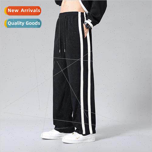 Autumn winter casual pants loose versatile couple corduroy s