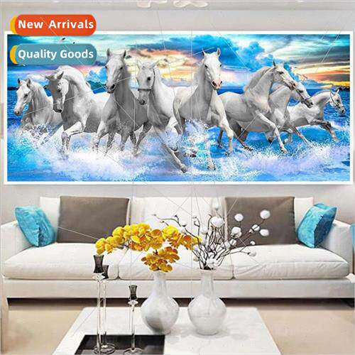 Diamond painting new DIY horse to success full round diamond