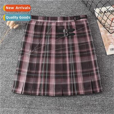 JK Unim Skirt Japan College Polar ght & Song Plaid Skirt