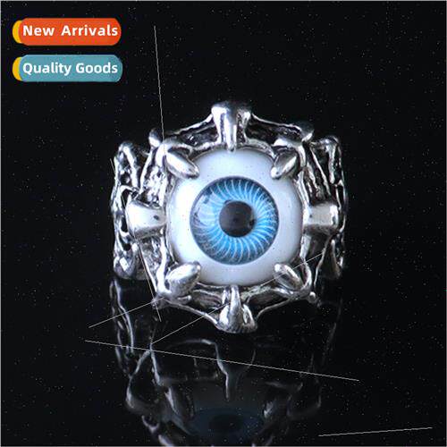 Vintage HJewelry Evil Eye Men Ring Autumn Winter Sweet Cool