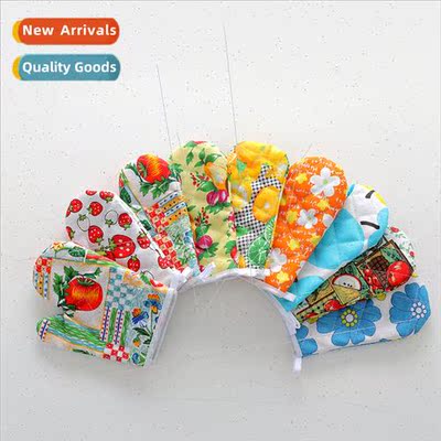 ngle microwave special heat  gloves thickened resistant oven