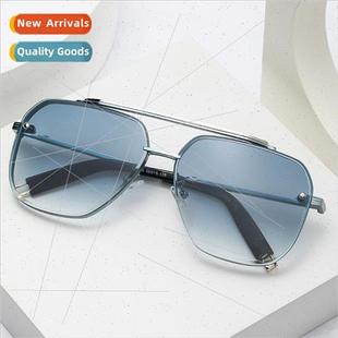 fashion metal cut double edge box beam new 2A570 sunglasses