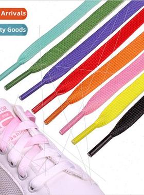 Fashion rainbow gradient flat laces colourful gradient whe s