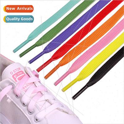 Fashion rainbow gradient flat laces colourful gradient whe s