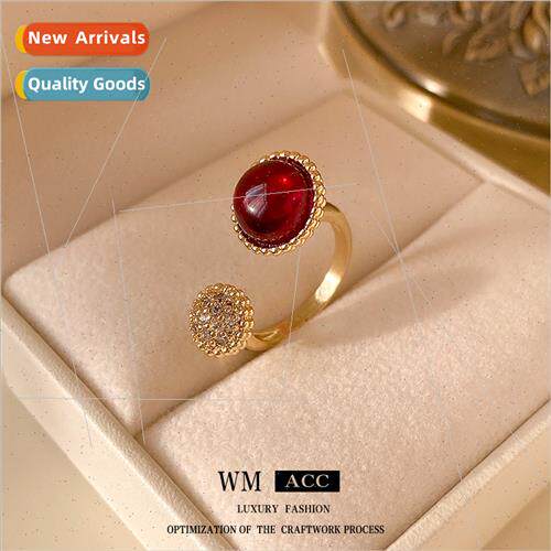 Plated Zirconia Circle Open Ring Used Earrings New Arrival