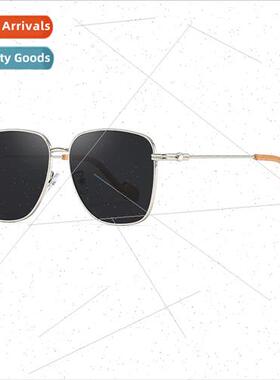 Fashion metal sunglasses women premium sense polarized toads