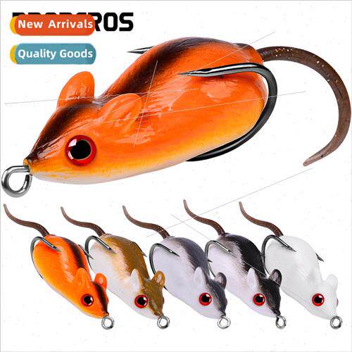 a Ba Thunder Frog Mouse Double Hook Imation Rat Frog 5cm 9g