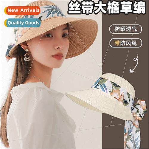 Large brimmed hat seaside vacation beach hat sun hat female