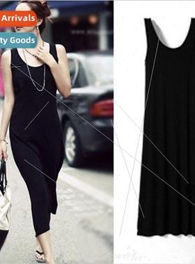 2020 Spring Summer women large size dresses trailing long dr