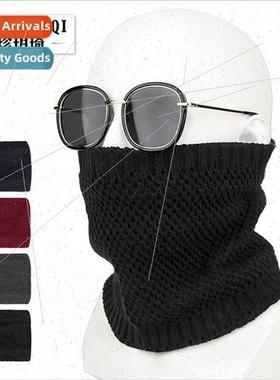 Woolen scarf men winter warm thickened neck cover men windpr