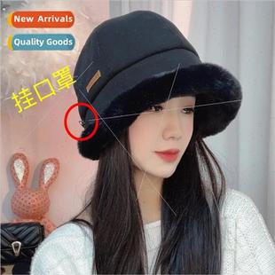 Mongolia hat cold plush wind winter warm fall simple female