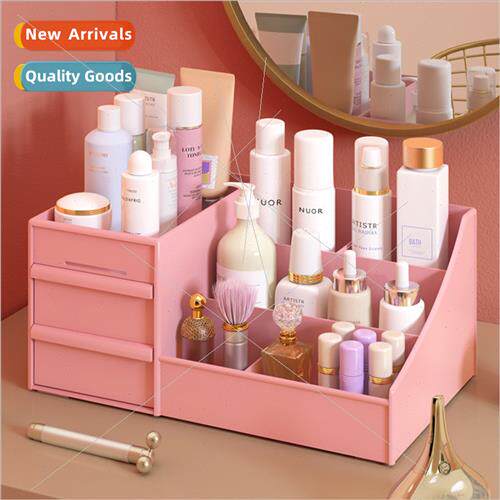 Korean  cosmetic box desktop cosmetics organizer drawer plas
