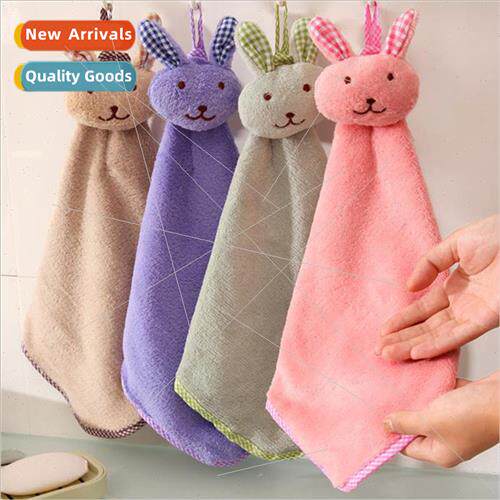 Creative new cute cartoon rabb head rabb htowel children han