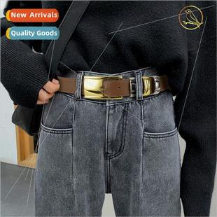 belt women leather hundred Belt jeans decorative skirt