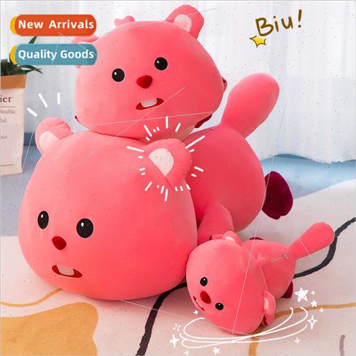Korea beaver Ruby plush toy pillow Christmas Eve Christmas g