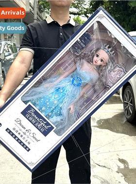 Girls play house 3D eyeballs will blink dress up dolls princ