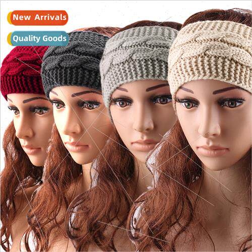 New on hair accessories fall winter wool knted hair band war