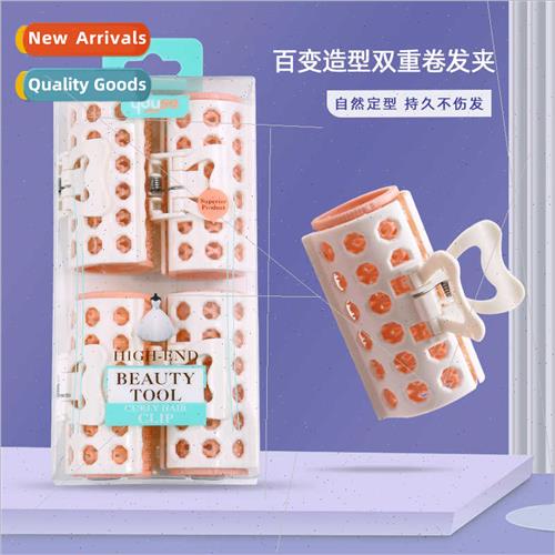 Curling tongs four sets styling letter clip hair roll fixed