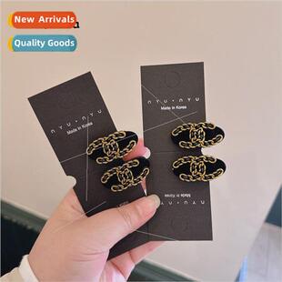 New braided cute flocking small side clip girl  broken hair