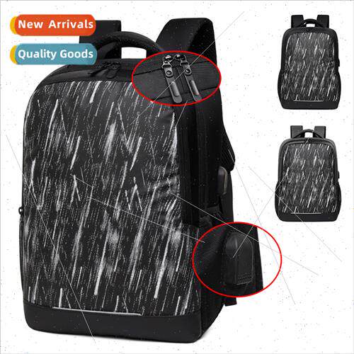 New  Shoulder Bag 2023 mple Graffi Computer Bag Men Oxd Clot