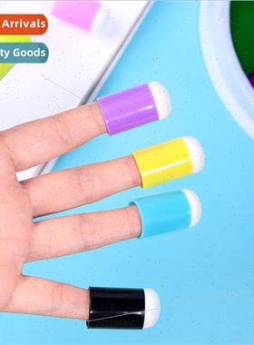 Children finger cotton sponge stamp tool finger painting sme