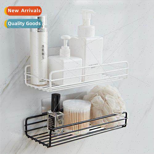 No-hole rectangular shelf bathroom bathroom kchen iron organ