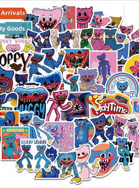 50 Cartoon Sausage Monster Stickers Bobby Playtime Toys Dood