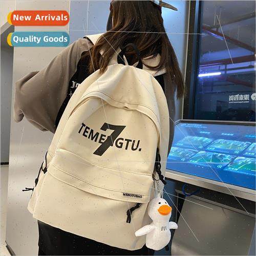 Shoulder bag men casual simple versatile large-capacy backpa