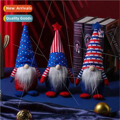 America Fourth July Independence Day Faceless Doll Gnome Old