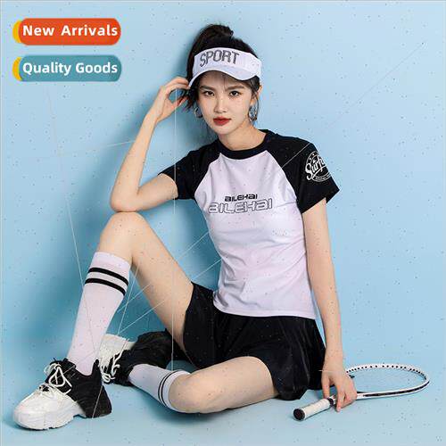 Spl swimsu sports two-piece 2023 new skirt solid color conse