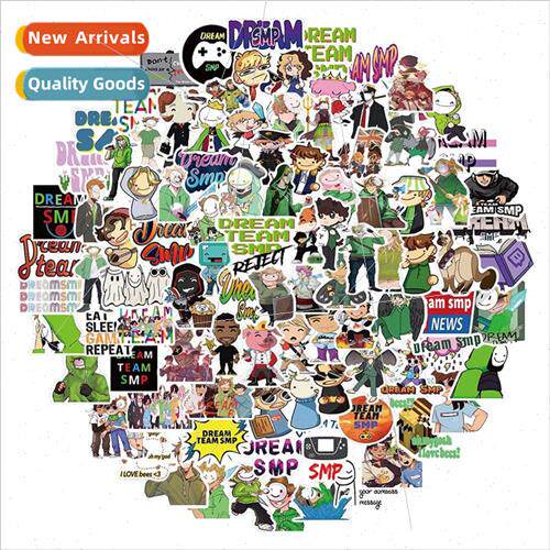100 hotspot dream smp graffiti stickers waterproof luggage l