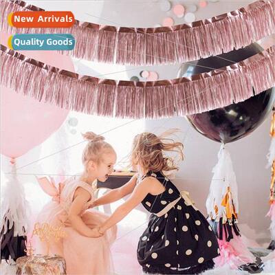 Matte rain pull festive party celebration prom backdrop ceil