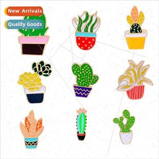 corsage plant cactus potted Decoration flowers green
