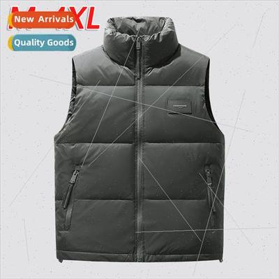 Men down vest men fall winter warm down undershirt outside K