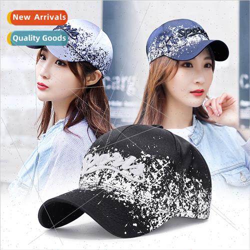 Spring new nd baseball cap fashion printing paint point suns