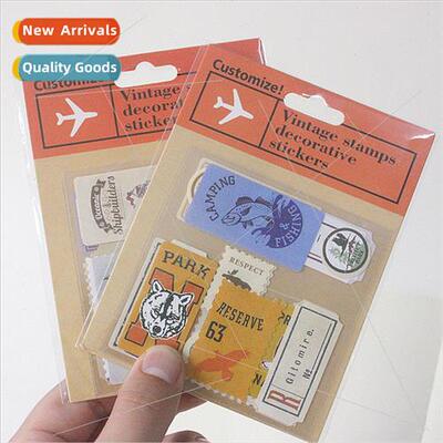 A52 Classical Travel Stickers English Vintage Style  Adhesiv