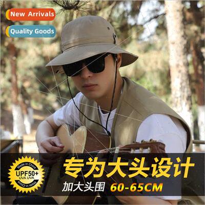 Big head circumference fisherman hat mountain system camping