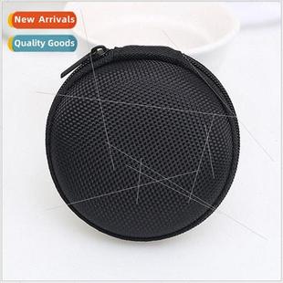 Bluetooth headset bag Round storage bag electronic packaging